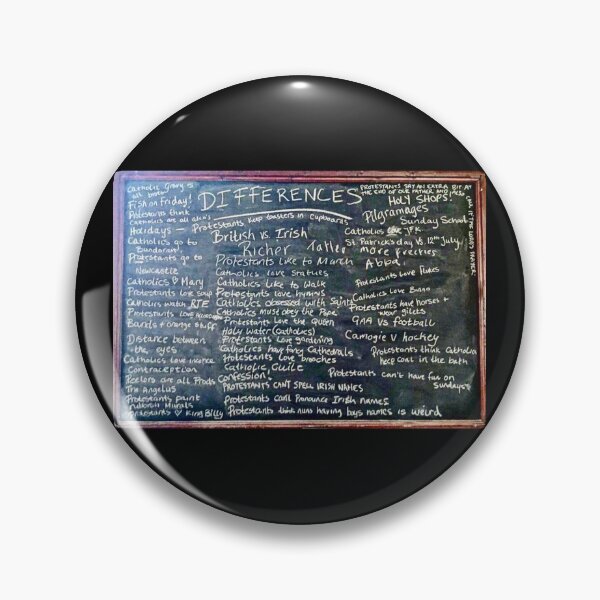 Item preview, Derry Girls Protestants Catholics Blackboard designed and sold by KingCobra05.