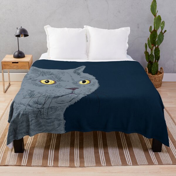 Item preview, British shorthair cat, blue designed and sold by Amber-Eyes.