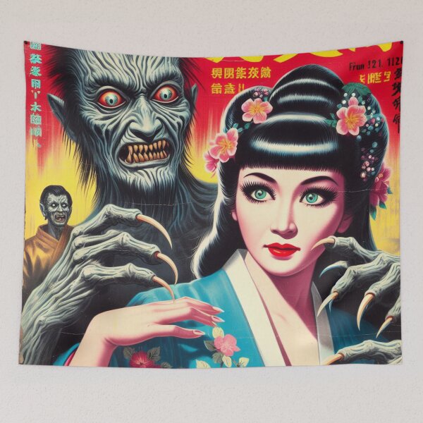 Item preview, Retro Japanese Horror designed and sold by PulpVintage.