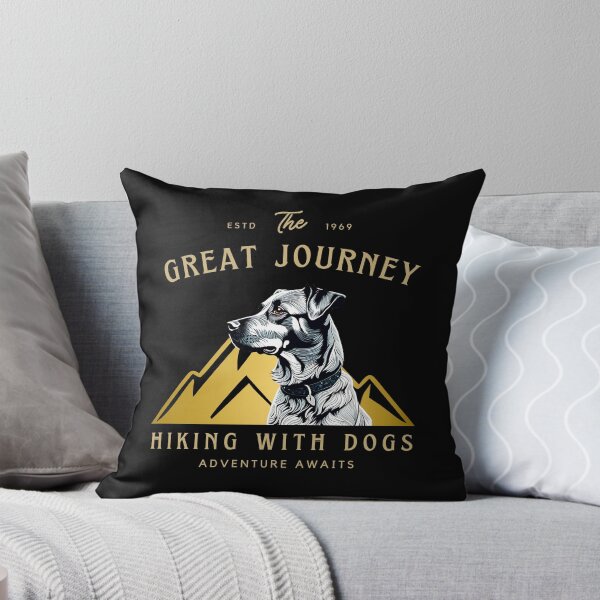 Item preview, Hiking with Dog T-shirt - The Great Journey Hiking with Dogs Tshirt designed and sold by SnapKit.