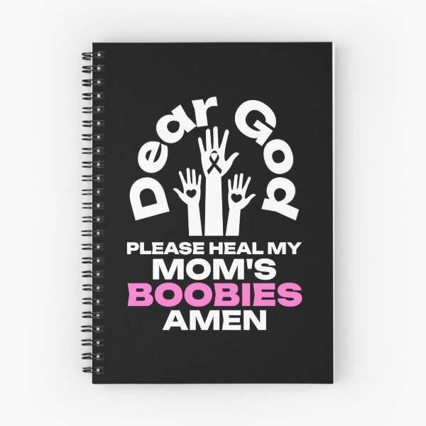 Item preview, Dear God Please Heal Our Mom's Boobies with Praying Hands, Heal My Breast Cancer designed and sold by Monique Prince.