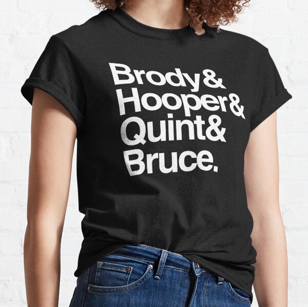 Jaws - Brody and Hooper and Quint and Bruce Classic T-Shirt