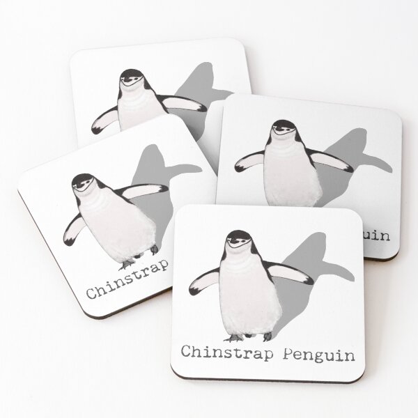 Item preview, Chinstrap Penguin Labeled designed and sold by ArtAndBliss.