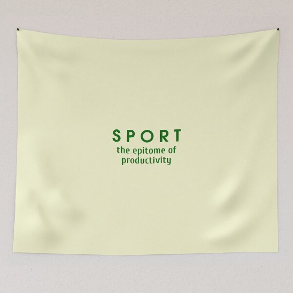 Item preview, Sport, the epitome of productivity, Cool color art designed and sold by artdragongift 15.