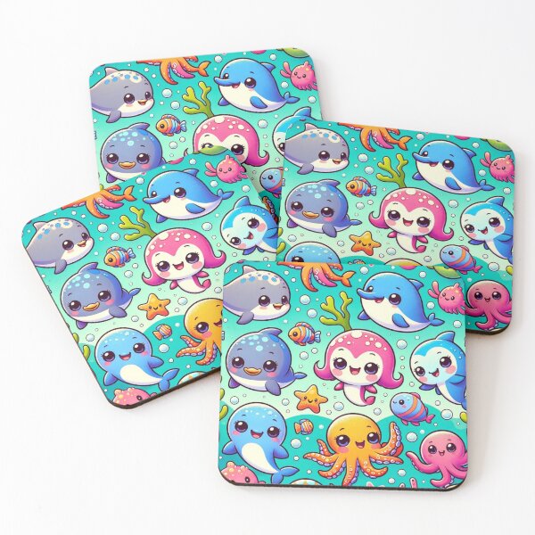 Item preview, Cute Creatures of the Ocean Inspired Design designed and sold by GPrint001.