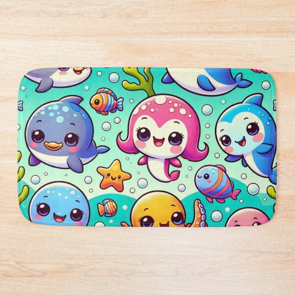 Item preview, Cute Creatures of the Ocean Inspired Design designed and sold by GPrint001.