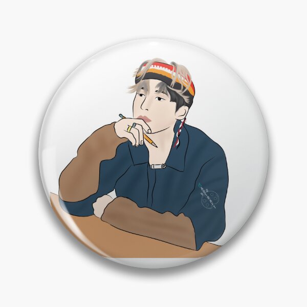 Item preview, Yunho of Ateez From Crazy Form designed and sold by ArtRaftPro.