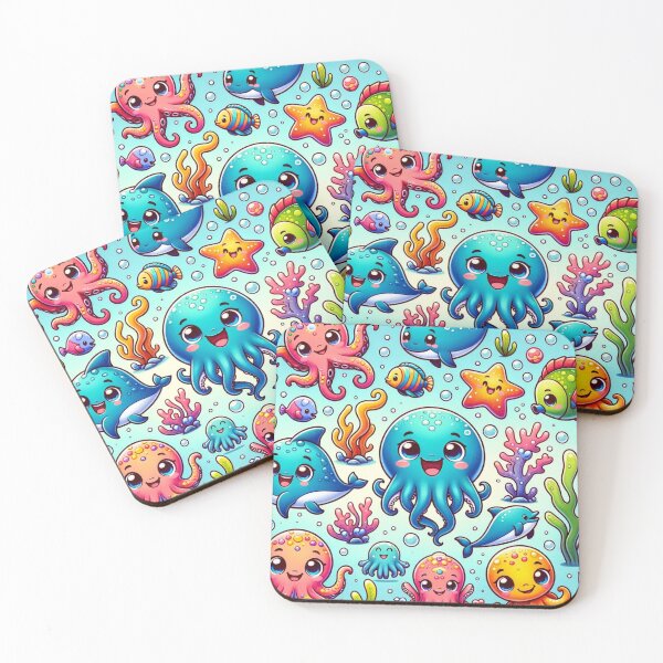 Item preview, Cute Creatures of the Ocean Inspired Design designed and sold by GPrint001.