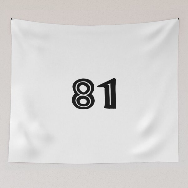 Item preview, 81, eighty-one, black, tribal, african designed and sold by Numbers-Art.
