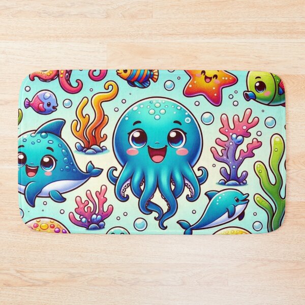 Item preview, Cute Creatures of the Ocean Inspired Design designed and sold by GPrint001.
