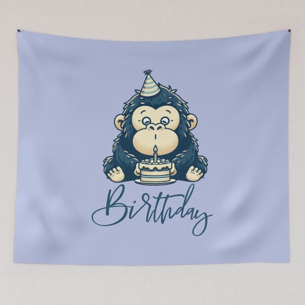 Item preview, Gorilla Birthday for Boys Party  designed and sold by VerveVerseBoo.