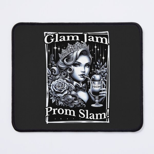 Item preview, Glam Jam: Prom Slam! Monochrome Gala Splendor in Black, White, and Gray designed and sold by SplashTastic.