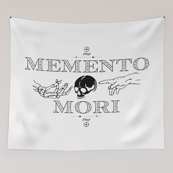 Item preview, Memento Mori Classic Latin Style Antic Skull Hands and Bones designed and sold by GregInJapanShop.