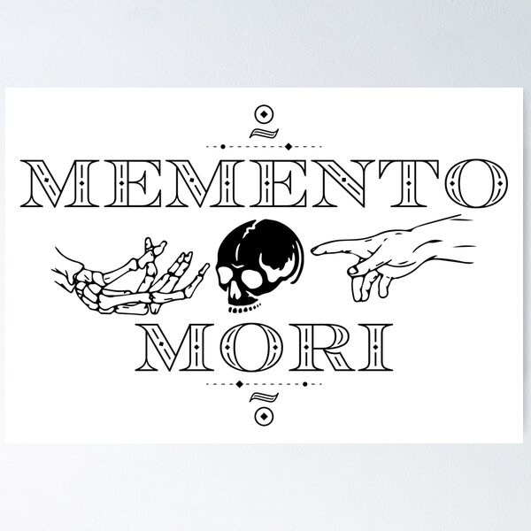 Artikel-Vorschau von Memento Mori klassischer lateinamerikanischer Stil mit antiken Totenkopfhänden und Knochen, designt und verkauft von GregInJapanShop.