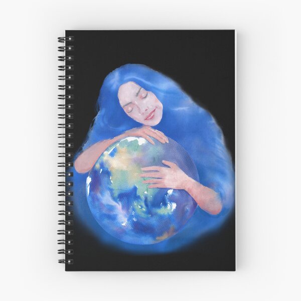 Item preview, Earth Day, Mother Hugging Earth Clipart, Embracing Our Earth: A Digital Watercolor designed and sold by hadkhanong.