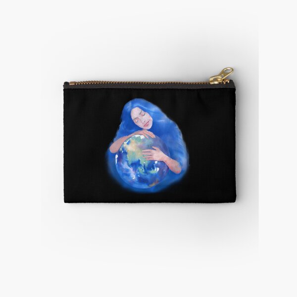 Item preview, Earth Day, Mother Hugging Earth Clipart, Embracing Our Earth: A Digital Watercolor designed and sold by hadkhanong.