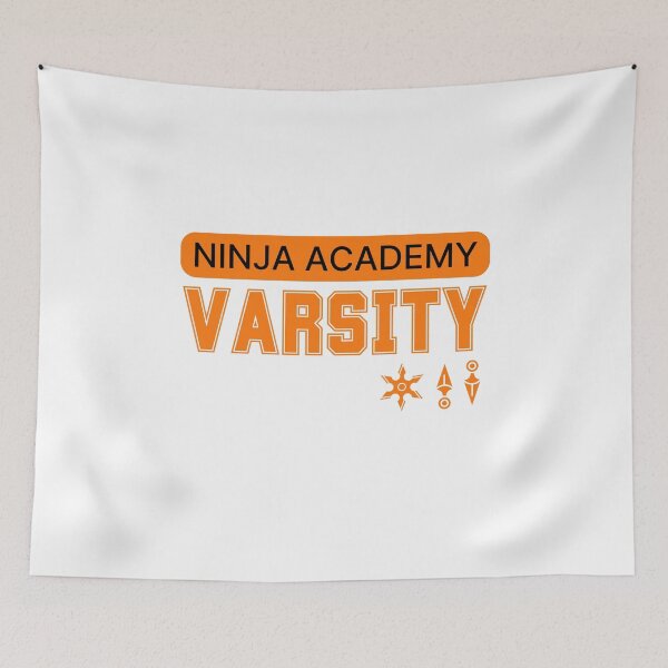 Item preview, NINJA ACADEMY VARSITY designed and sold by ChilledTaho.