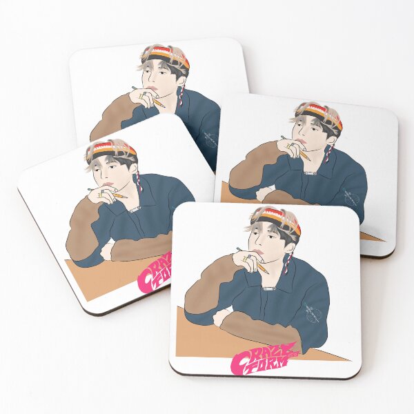 Item preview, Yunho of Ateez From Crazy Form designed and sold by ArtRaftPro.