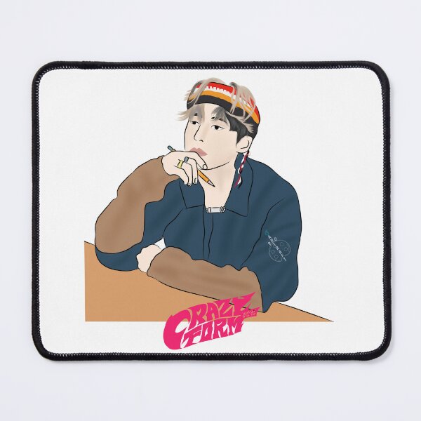Item preview, Yunho of Ateez From Crazy Form designed and sold by ArtRaftPro.
