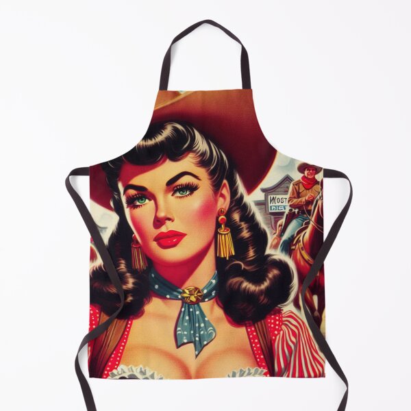 Item preview, Vintage Western Cowgirl designed and sold by PulpVintage.