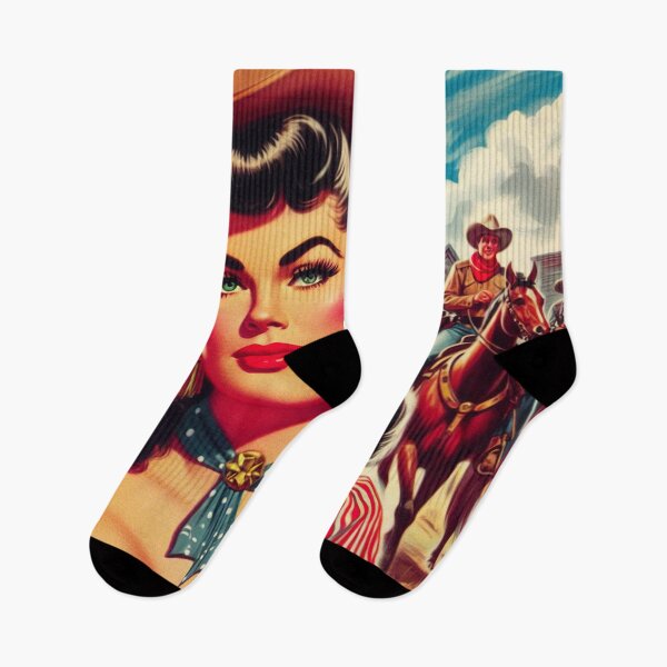 Item preview, Vintage Western Cowgirl designed and sold by PulpVintage.