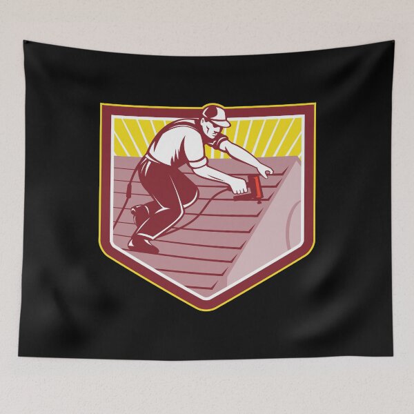 Item preview, Roofer at Work designed and sold by GoJobs.