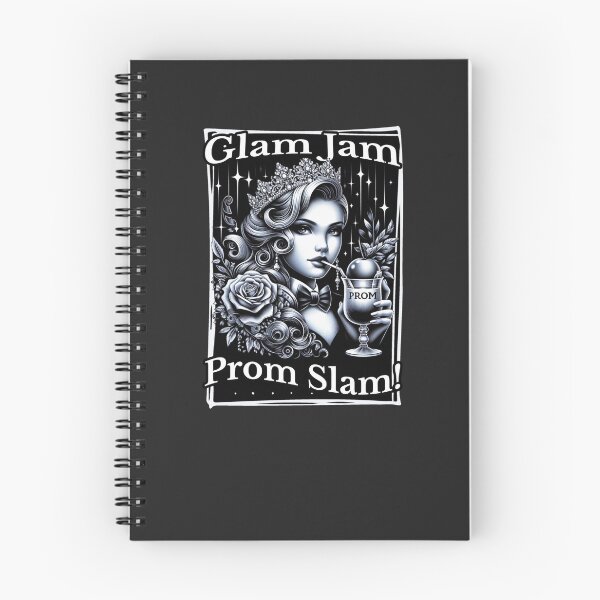 Item preview, Glam Jam: Prom Slam! Monochrome Gala Splendor in Black, White, and Gray designed and sold by SplashTastic.