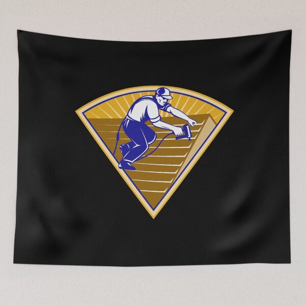 Item preview, Roofer at Work designed and sold by GoJobs.