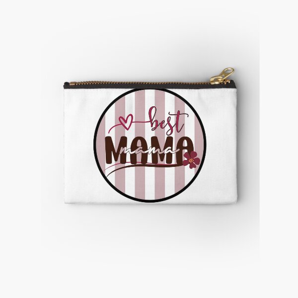 Item preview, BEST MAMA | STRIPE CIRCLE MOM POWER | Retro Stripe Vintage Mom Quote  designed and sold by CanvasThread.