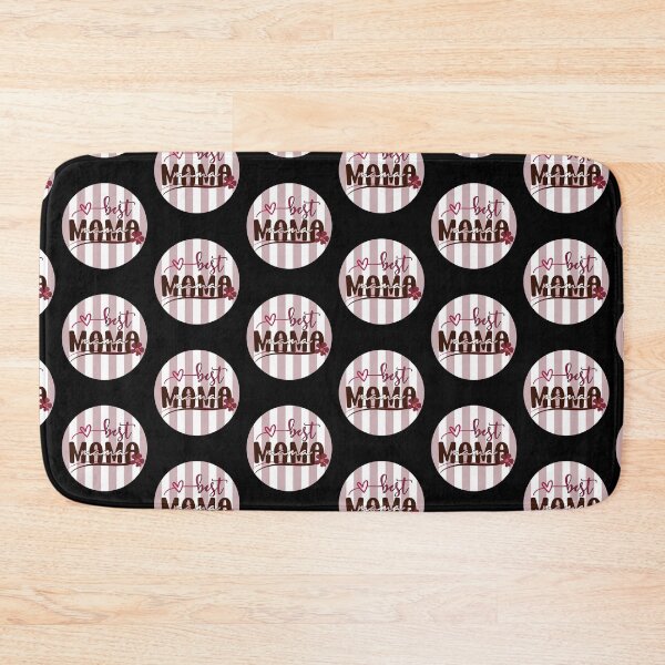 Item preview, BEST MAMA | STRIPE CIRCLE MOM POWER | Retro Stripe Vintage Mom Quote  designed and sold by CanvasThread.