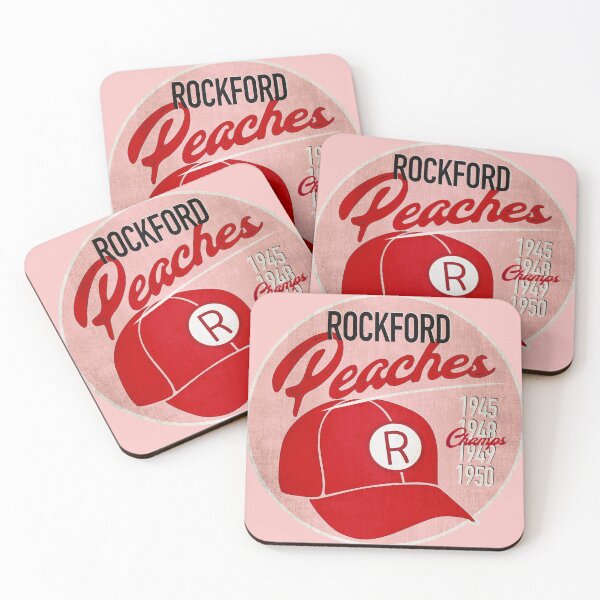Item preview, Rockford Peaches • AAGPBL • Rockford, Illinois designed and sold by MKE Rhine Maiden  •  Grumble Services, LLC..