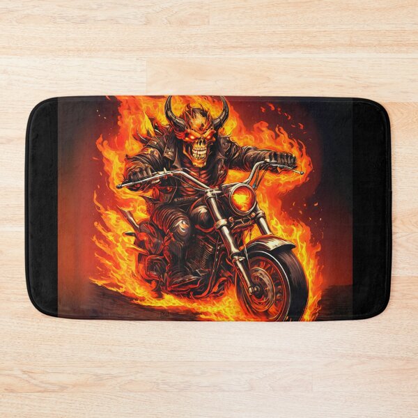 Item preview, Demon Motorcycle Rider designed and sold by Raging Woody Designs.