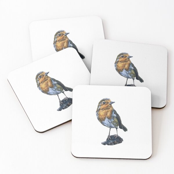 Item preview, Robin Original Oil Painting designed and sold by Lucy-Sykes-Art.
