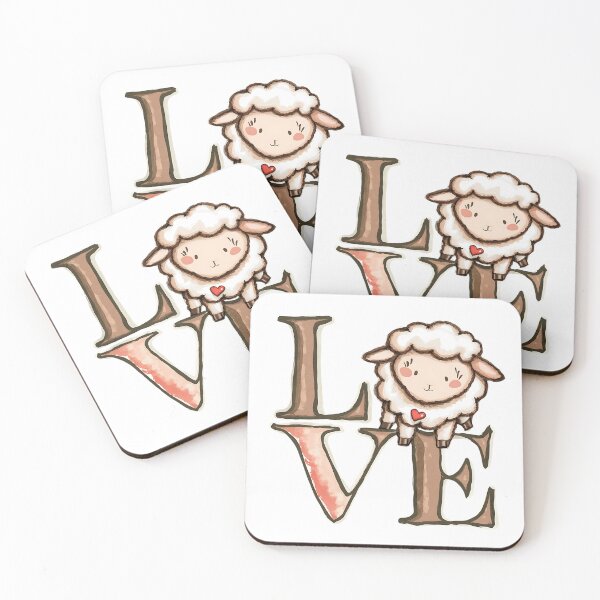 Item preview, Cute sheep lover typography designed and sold by najega911.