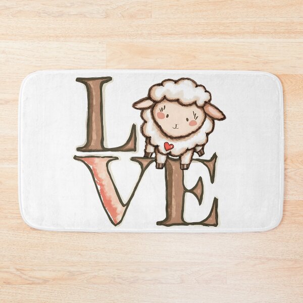 Item preview, Cute sheep lover typography designed and sold by najega911.