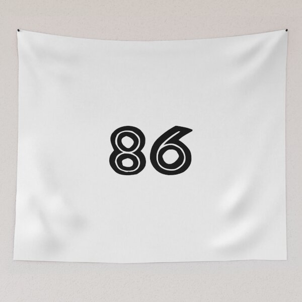 Item preview, 86, eighty-six, black, tribal, african designed and sold by Numbers-Art.