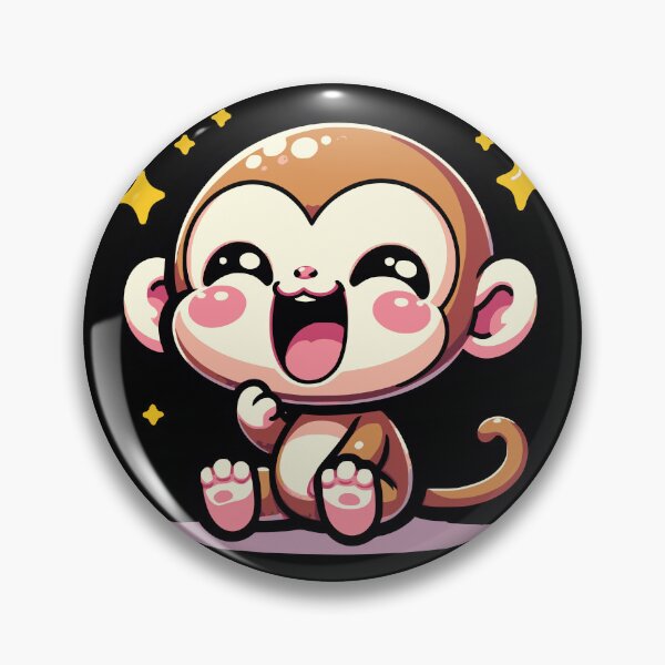 Item preview, Cute Monkey Laughing designed and sold by PeelZinc.