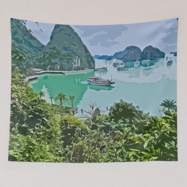 Item preview, Ha Long Bay Art designed and sold by Nicola Morgan.