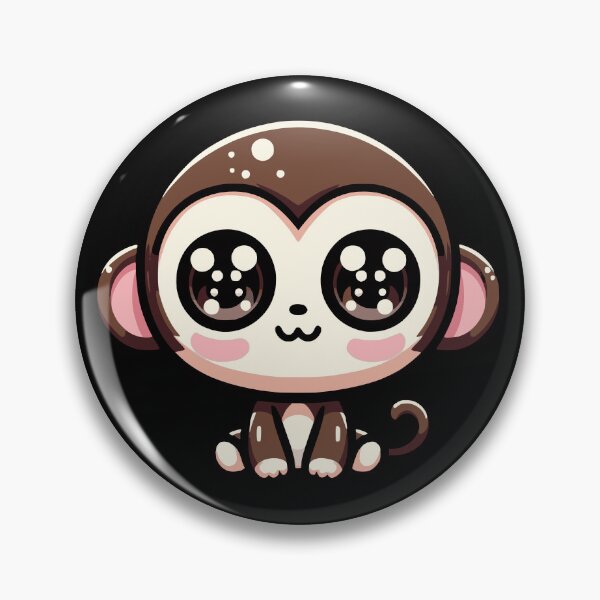 Item preview, Cute Monkey With Big Eyes designed and sold by PeelZinc.