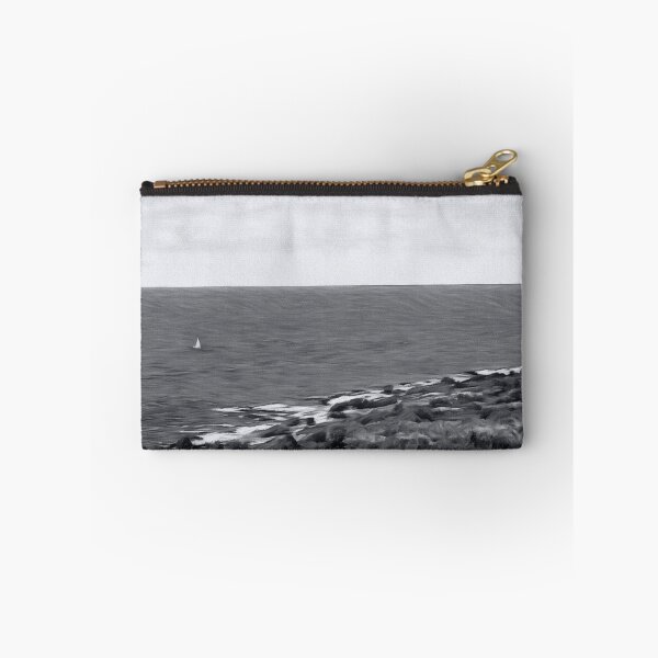 Item preview, Lonely sailboat on a stormy sea (full screen) designed and sold by Ink-Kreativ.