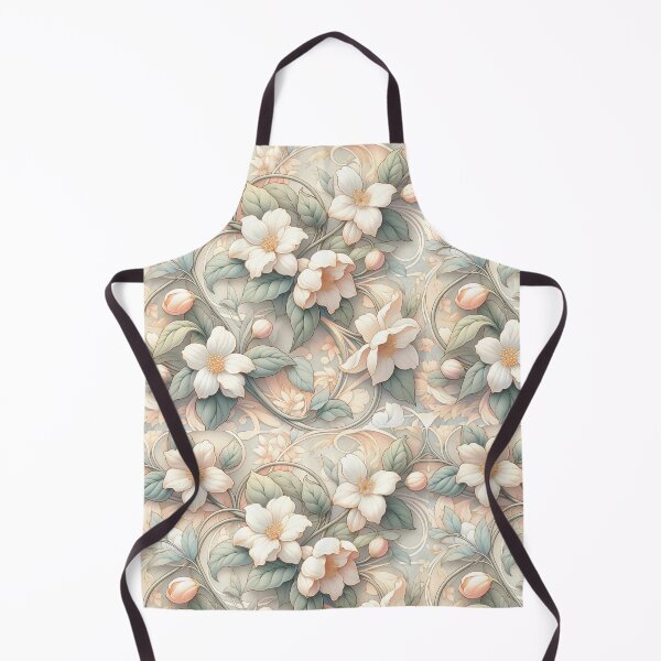 Item preview, Elegant jasmine pattern in Art Nouveau style. designed and sold by AnchiyaStudio.