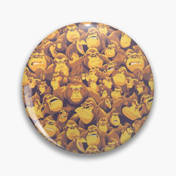 Item preview, Gorillas mad designed and sold by MidArtForge.