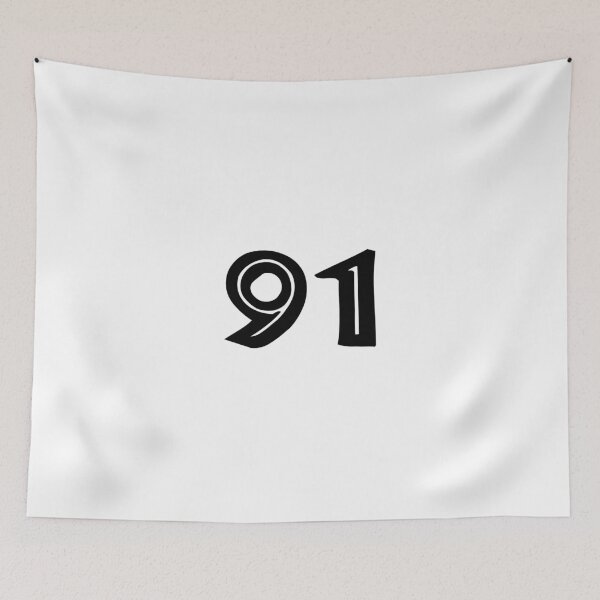 Item preview, 91, ninety-one, black, tribal, african designed and sold by Numbers-Art.