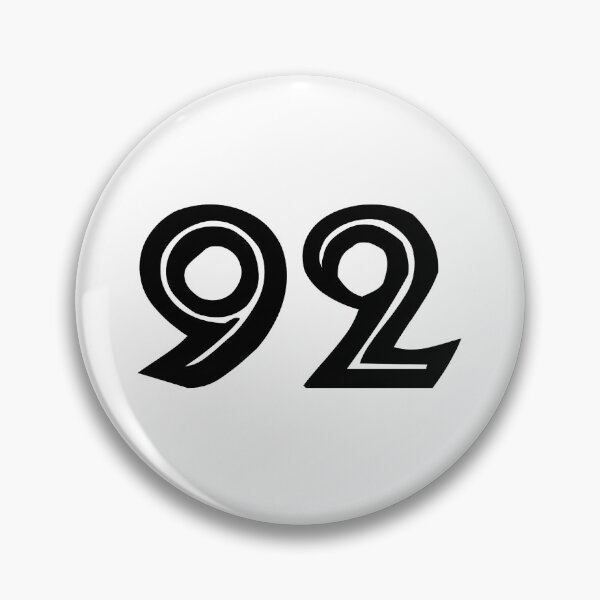 Item preview, 92, ninety-two, black, tribal, african designed and sold by Numbers-Art.