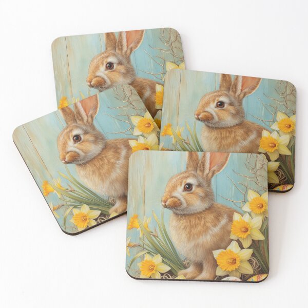 Item preview, Joyful Bunny Frolic designed and sold by cute-animals99.