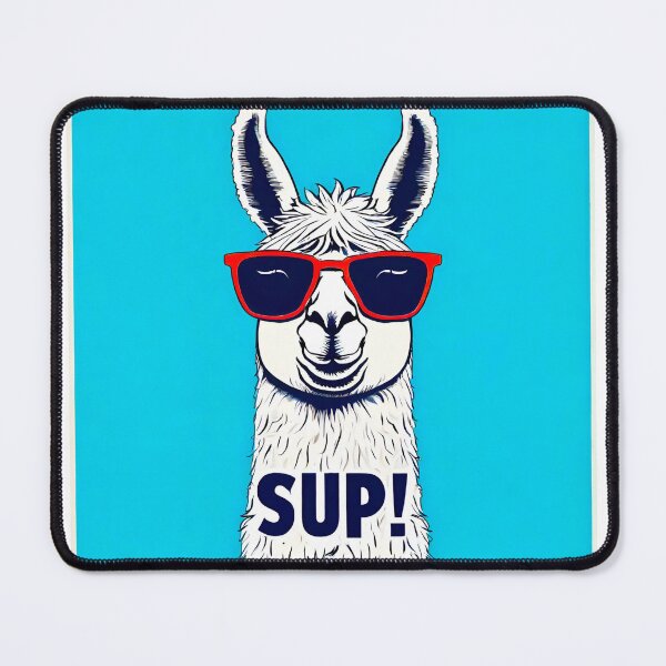 Item preview, Cool 'Sup Llama Art 2 designed and sold by Tom-Johnson.