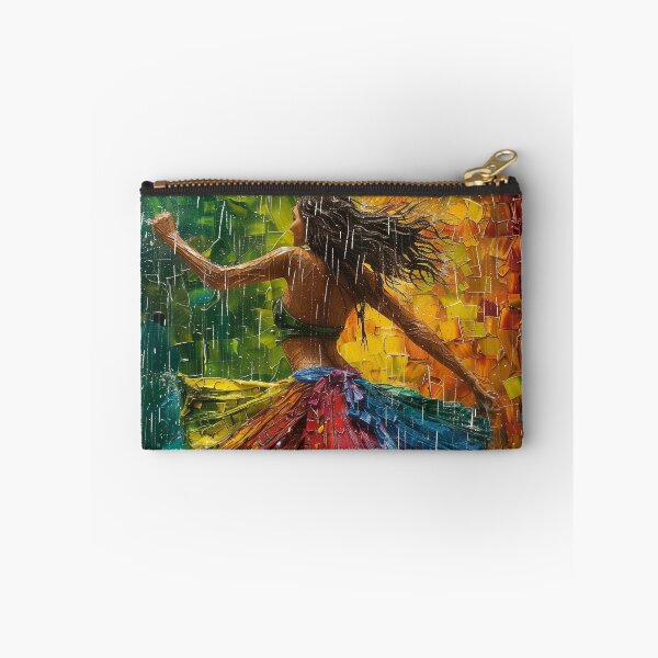Item preview, Gypsy Dance in the Rain – Psychedelic Vivid Expression of Joy and Color Skirt designed and sold by Spirit47.
