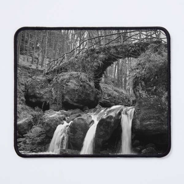 Item preview, Schiessentumpel Waterfall Luxembourg Monochrome designed and sold by Imladris01.