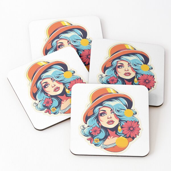 Item preview, Fashion icon with floral accents designed and sold by Ink-Kreativ.