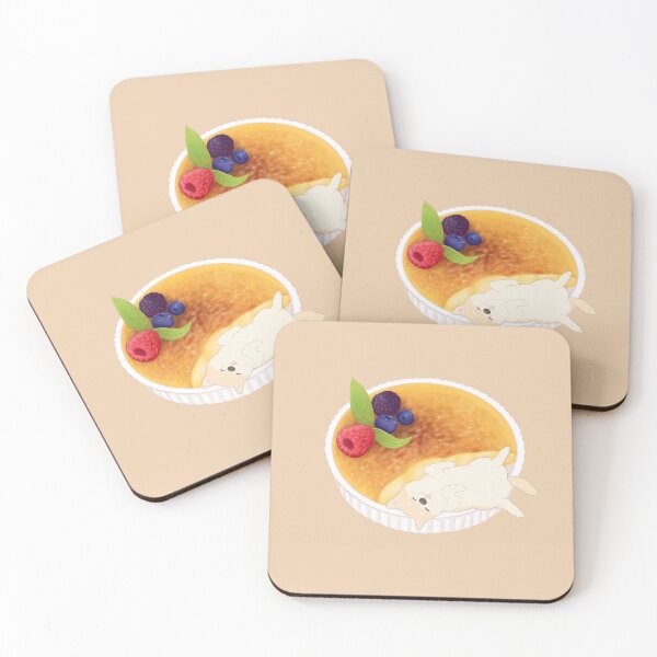 Item preview, Crème brûlée dessert with shiba inu designed and sold by ShibaInuArt.